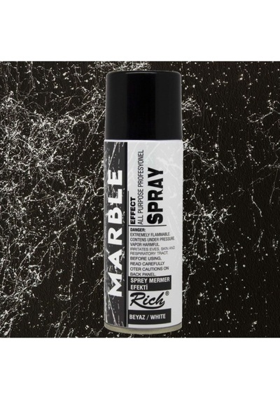 Sprey Boya 200ml Mermer Efekti Beyaz 0000 Naturel