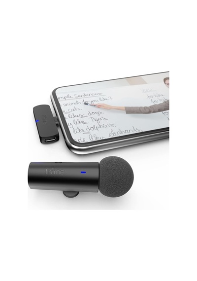 M6 Kablosuz Yaka Mikrofonu - Youtuber - Tiktok - Android - Type C Bilgisayar