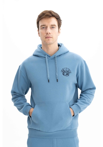AR-MA Arma Şardonlu 3 İplik Erkek Relax Fit Kanguru Cepli Kapşonlu Sweatshirt 001