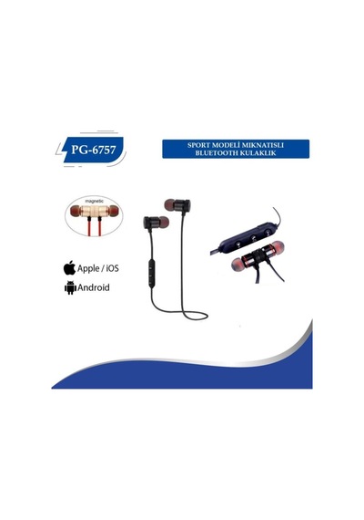 Polygold Manyetik Sports Bluetooth Mikrofonlu Kulaklık Pg-6757 Diğer