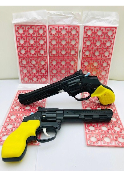 Smith Wesson 8 Patlar 2 Adet Kapsül Pat Pat Tabanca Ve 90 Adet Kapsül