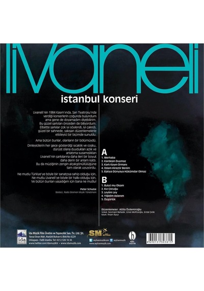 Livaneli - İstanbul Konseri - Plak