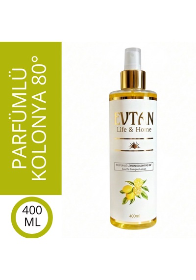 Evtan Life & Home Parfümlü Limon Kolonyası 80 400 Ml Eau De Cologne Lemon