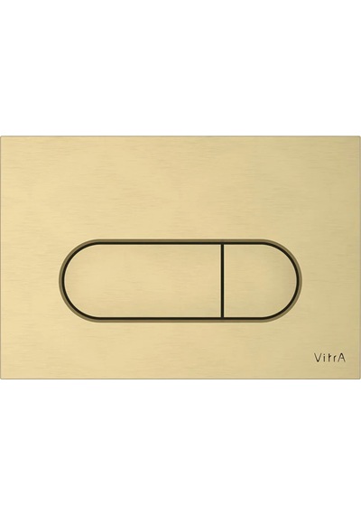 VitrA Root Round Kumanda Paneli, Fırçalı Altın 740-2225