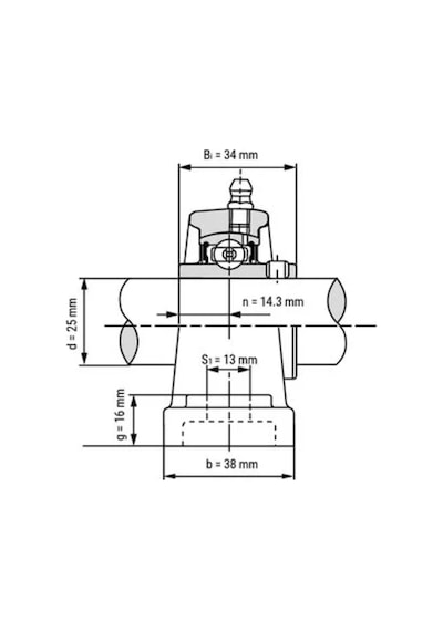 Ucp 205 Yatakli Rulman 25Mm 356625710