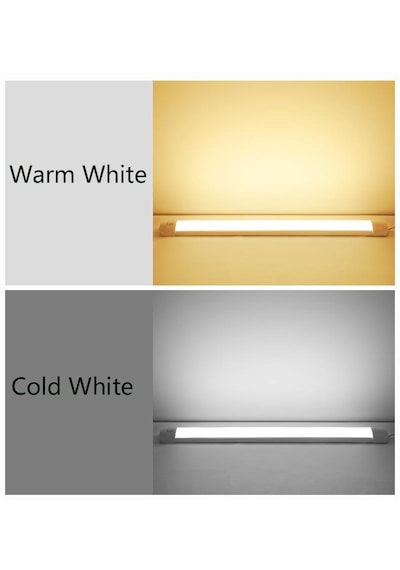 18 Watt Led Yatay Bant Armatür 60 Cm Beyaz Işık 10 Adet Beyaz
