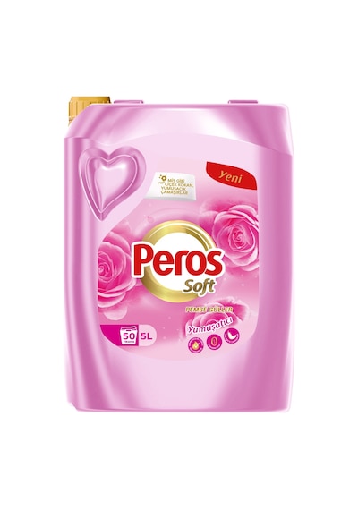 Peros Soft Çamaşır Yumuşatıcısı Gül Rüyası 5 L