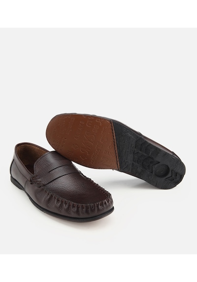 Hotiç Erkek Deri Kahverengi Yumuşak Dokulu Günlük Loafer 02ayh324980a480 02ayh324980a480