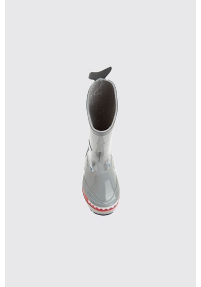 Panço Kidorable Köpek Balığı Çocuk Yağmur Çizmesi 2622bb10011 Gri