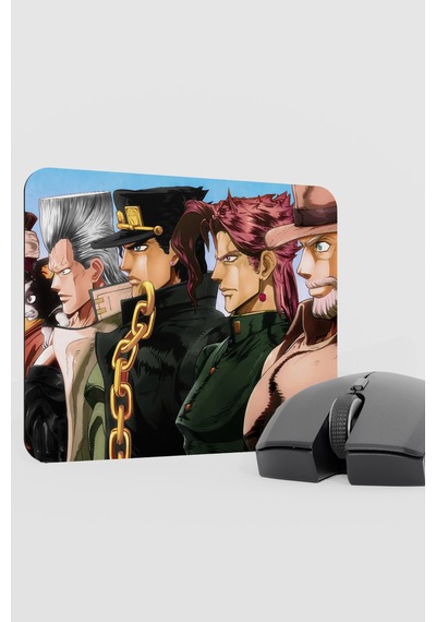 Jojo No Kimyou Na Bouken V1 - 22x18 Gaming Kauçuk Kaymaz Taban Mouse Pad Fare Altlığı