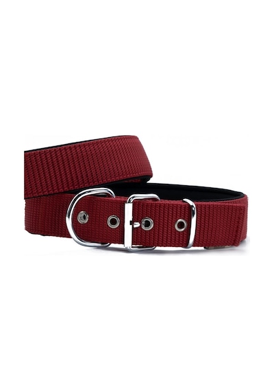 Doggie Elit Dokumadan El Yapımı Köpek Boyun Tasması Kırmızı 5 x 55 x 65 CM Kırmızı