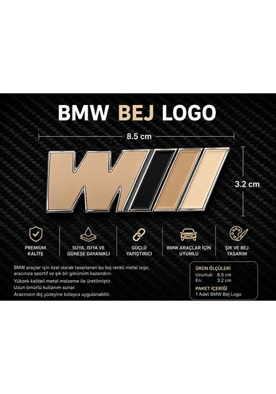 Bmw Bej Renkli M Logo 0