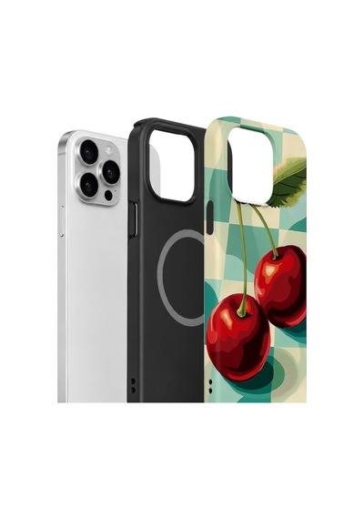 iPhone Uyumlu12 Pro Max Valestra Çift Katmanlı Magsafe Kılıf Cordor