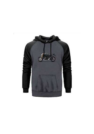 Bmw R1200r Gri Renk Reglan Kol Sweatshirt Gri