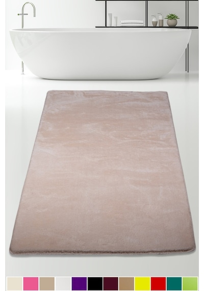 Elite Vizon 80x150 Cm Büyük Ebat Peluş Banyo Paspası Kaymaz Pufid Vizon