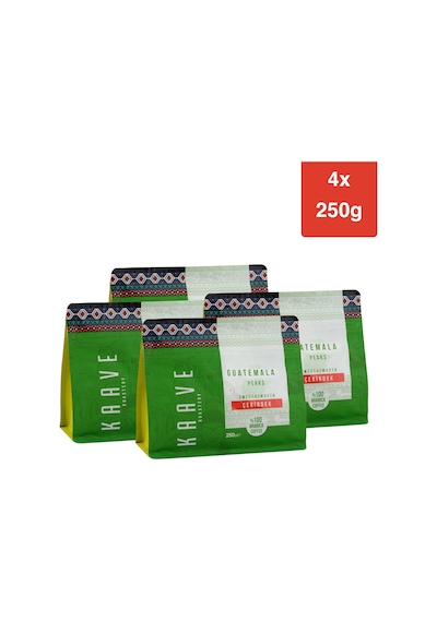 Kaave Roastery Guatemala Peaks Çekirdek 4 x 250 G