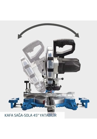 Mey İthalat Scheppach Hm254spx 254 Mm Gönye Kesme Makinesi