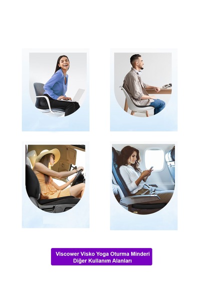 Kare Visko Oturma Yoga & Araç Oturma Minderi Lacivert