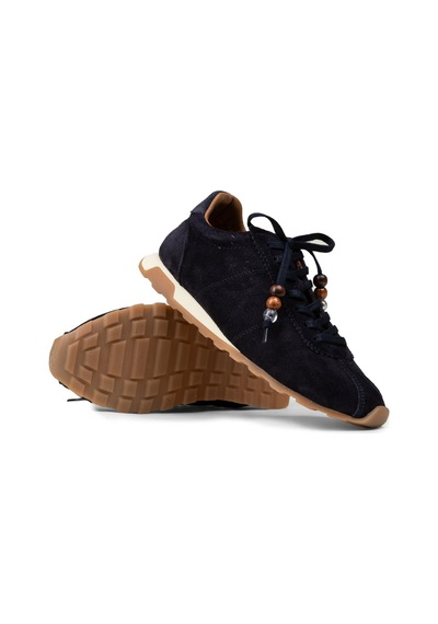 Deery Kadın Hakiki Süet Lacivert Sneaker Ayakkabı - M5129zlcvc01 Lacivert