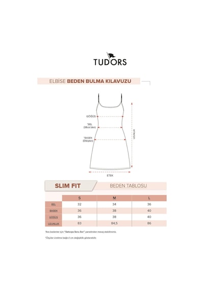 Tudors Kadın Slim Fit Dar Kesim İnce Askılı Balon Etek Beyaz Elbise-33534 Beyaz