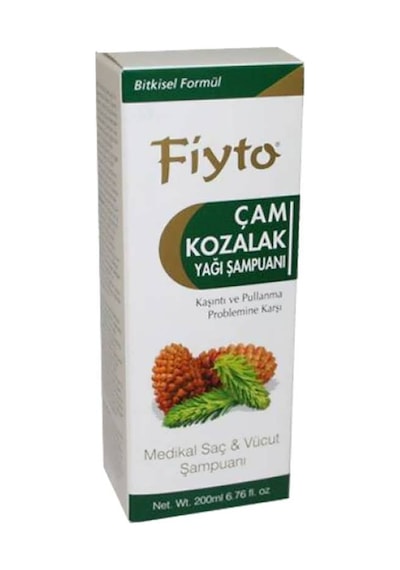 Fiyto Çam Kozalak Yağı Saç Vücut Şampuanı Kepek 200 ML
