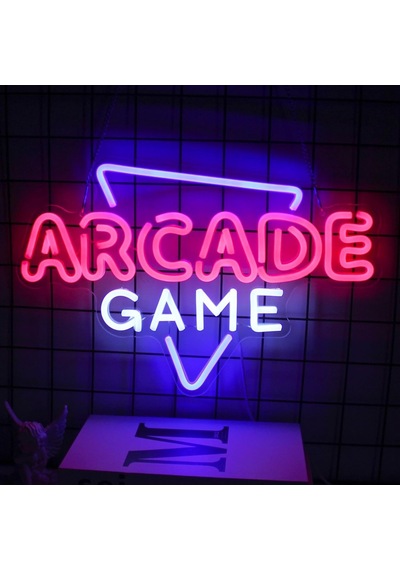 Arcade Game Neon Led Tabela Dekoratif Aydınlatma