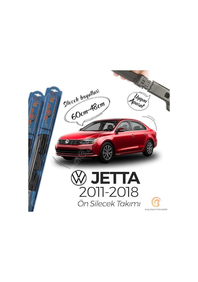 VW Jetta Ön Silecek Takımı (2011-2018) RBW Hibrit VW Jetta Ön Silecek Takımı (2011-2018) RBW Hibrit