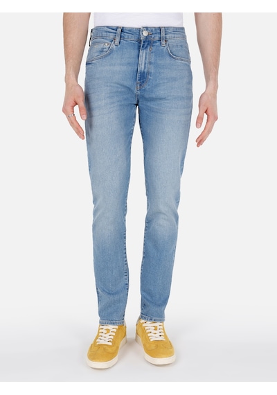 Colin's Colins 035 Ryan Dar Kesim Orta Bel Dar Paça Mavi Erkek Pantolon Denim