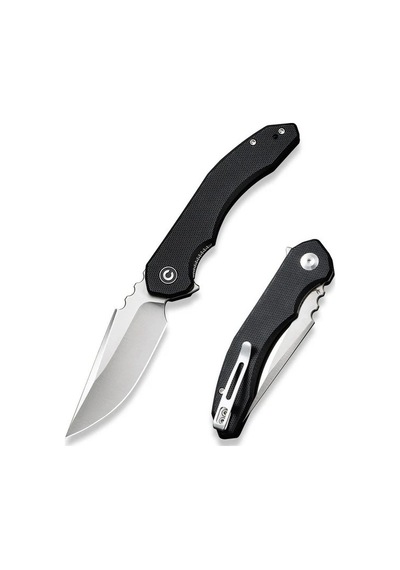 Civivi Bluetick Black G10 Handle Satin Finished 14c28n Blade Kamp Çakı Siyah
