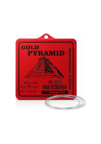 Gold Uzun Sap Saz Teli 0.20 Mm 7 Li Takım