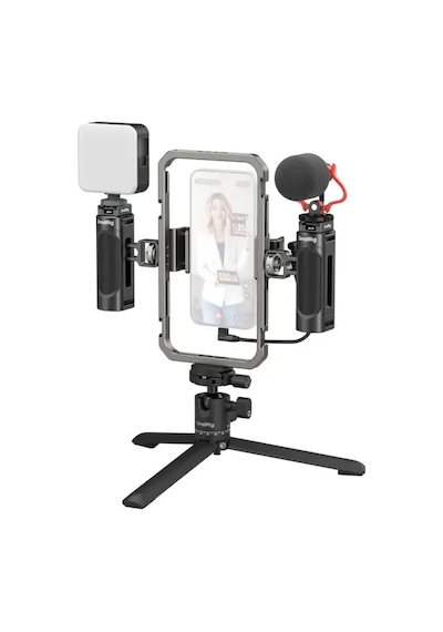 Smallrig 3384d Hepsi Bir Arada Video Kiti Ses Ve Aydınlatma Sistemiyle Akıllı Telefon Kullanıcıları İçin