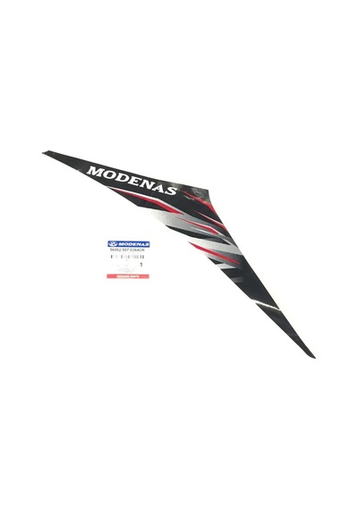 Modenas Gt135 Iç Dizlik Etiketi Kırmızı Sağ