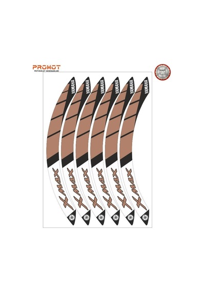 Xmax Uyumlu Jant Şeridi Model 5 Diğer