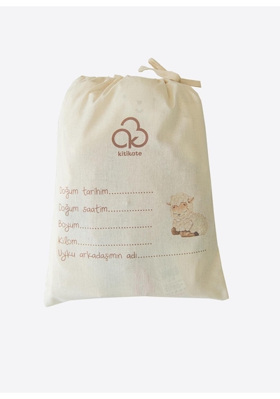Kitikate Organik Annesinin Kuzusu 12'li Zıbın Set Natural Krem
