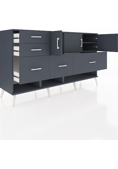 Hyperion Konsol 3 Raflı 5 Çekmeceli 3 Kapaklı 176x44x99 Antrasit- Antrasit-antrasit Hyperion Konsol 3 Raflı 5 Çekmeceli 3 Kapaklı 176x44x99 Antrasit- Antrasit-antrasit