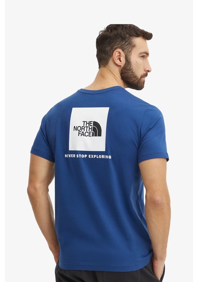 The North Face M Ss Box Nse Erkek Mavi T-shirt Nf0a87nph4b1 Mavi