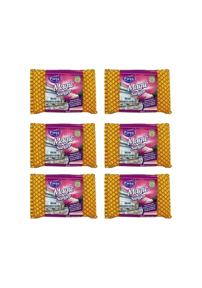 Magic Sünger 6 Lı Paket Turuncu Renk