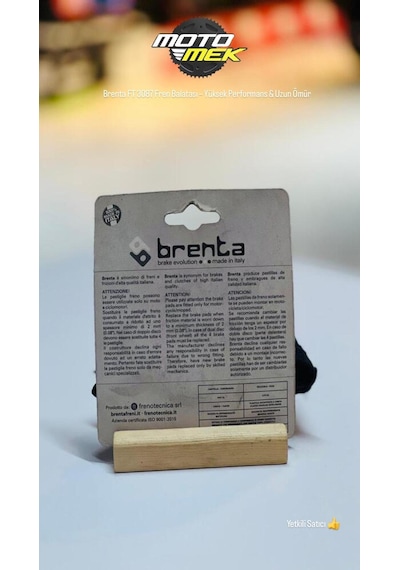 Yamaha Yz 250 Brenta Ft 3087 Fren Balatası Yüksek Performans & Uzun Ömür