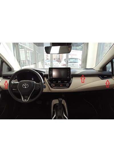 Toyota Corolla Uyumlu 2019-2020 Menfez Çıta Seti (520469886)