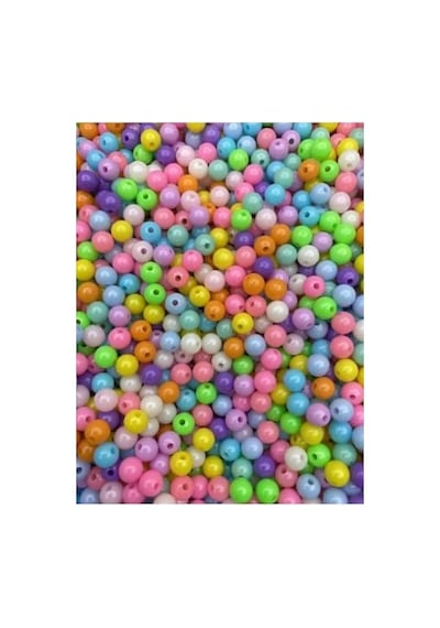 25gr 6mm Pastel Tonlarda Olta Boncuğu, Balıkçı Boncuğu