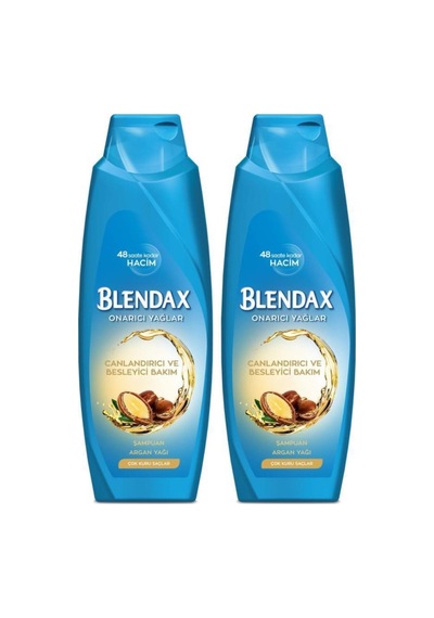 Blendax Argan Yağlı Canlandırıcı ve Besleyici Bakım Şampuanı 2 x 500 ML