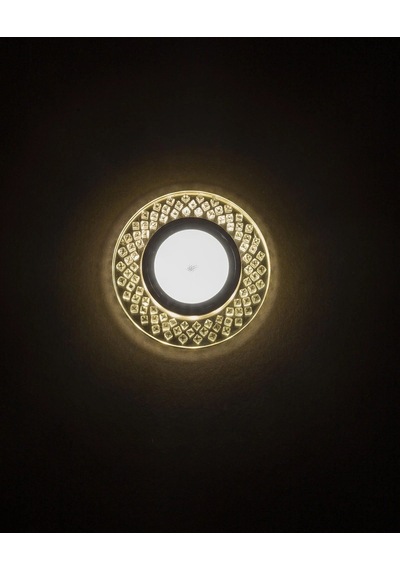 Kristal Cam Spot Kasa Led Çerçeveli Yuvarlak 4000k Sıva Altı Gu10 Duy 1 Adet Bx-316684 Diğer