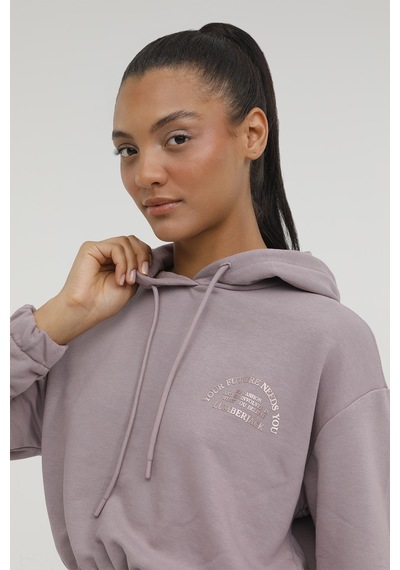 Lumberjack W-gf23 Bena Hoodıe 2pr Pastel Mor Kadın Sweatshirt 000000000101185088 Mor