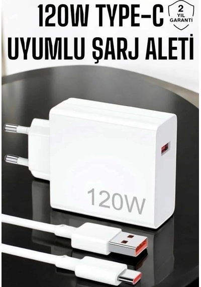 Mey İthalat 120w Şarj Aleti Type-c Uyumlu Turbo Şarj Aleti
