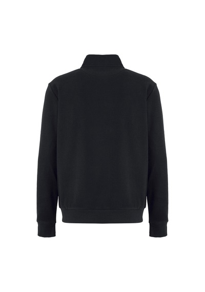 Mustang Antrasit Erkek Fermuarlı Basic Nakışlı Sweatshirt M6wm-swt1591