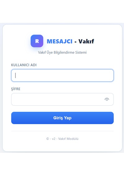 Mesajcı Vakıf Üyelerinize Otomatik E-posta Gönderen Hatırlatma Modülü