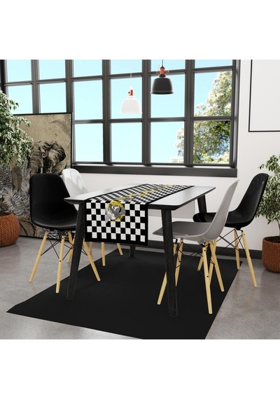 Fabulous People Runner 140x45cm Ünlü Kişiler, Ince Keten, Uluslararası Yıkama Ve Solmama Sertifikası Çok Renkli