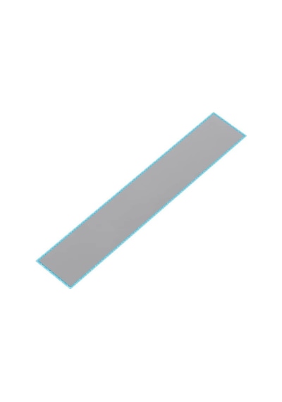 Wozlo 1.0mmx22x70mm Termal Pad M2 Ssd Ngff Nvme 2280 Chipset Soğutucu - 7x2cm - Gri - 13w/mk