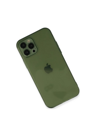 Apple İphone 12 Pro Max Kılıf Fly Lens Silikon - Yeşil 0.2M-Çok Renkli