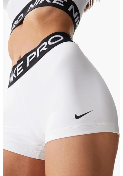 Nike Pro 365 Shorts Tights White Toparlayıcı 8 Cm Biker Tayt Şort Beyaz Beyaz